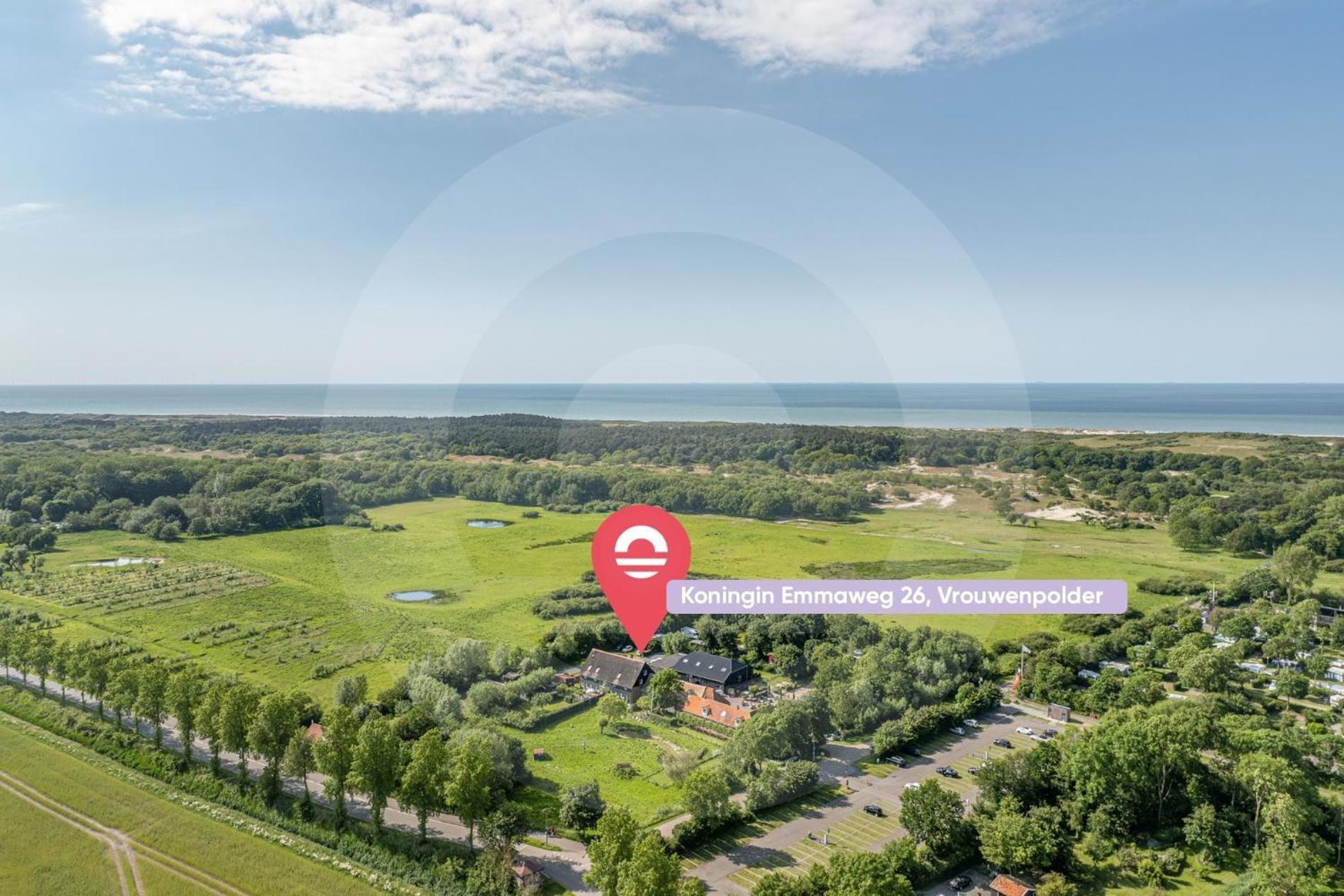 Vakantiewoning - Kon. Emmaweg 26 | Vrouwenpolder 'Uitspanning Oranjezon' Εξωτερικό φωτογραφία