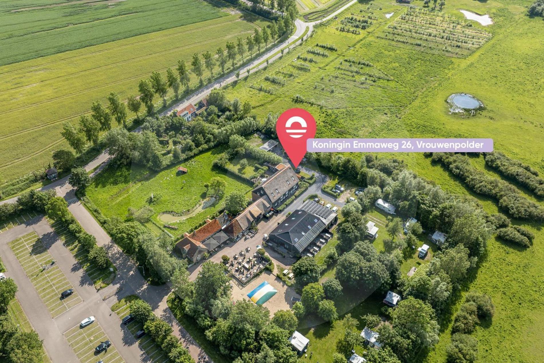 Vakantiewoning - Kon. Emmaweg 26 | Vrouwenpolder 'Uitspanning Oranjezon' Εξωτερικό φωτογραφία