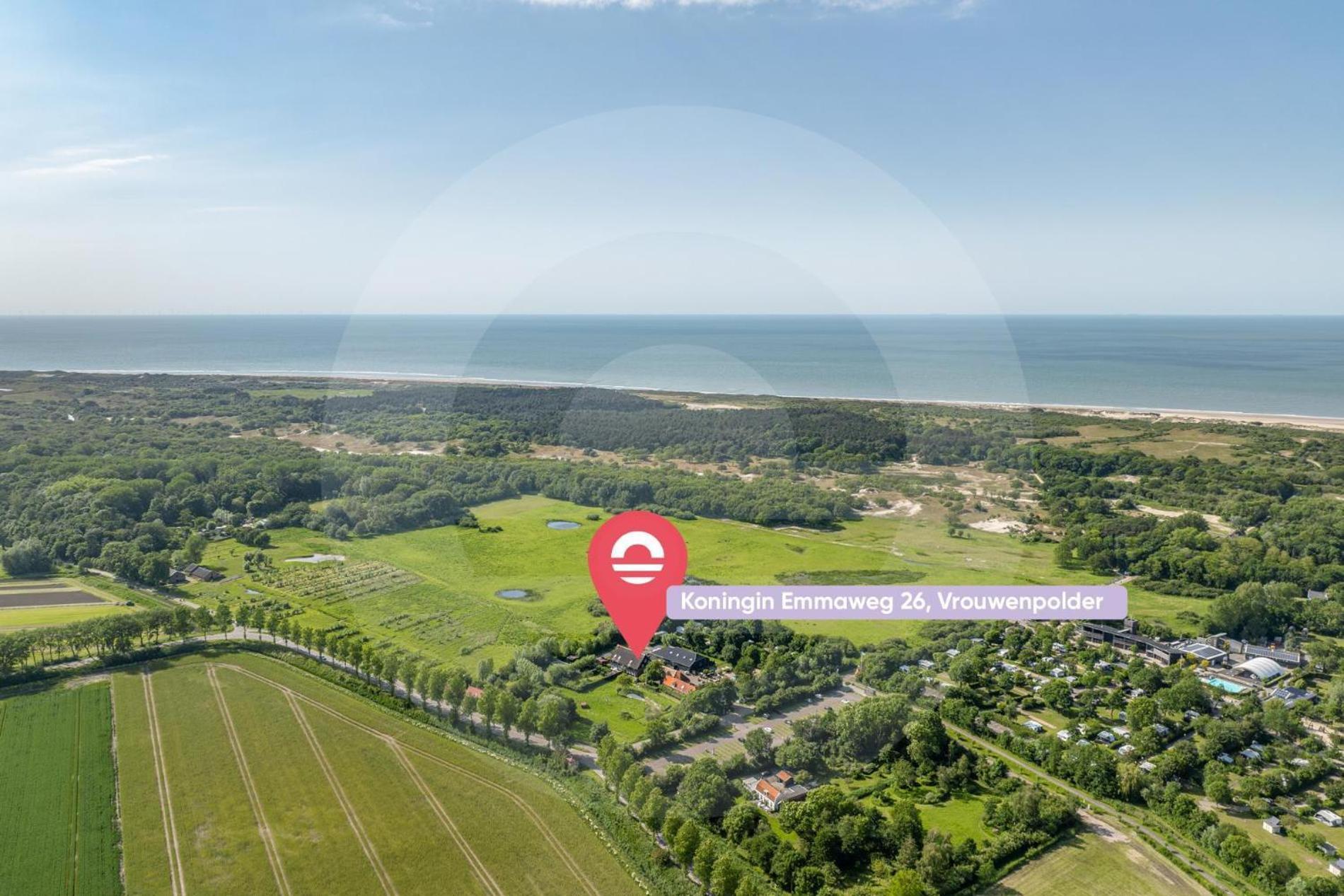 Vakantiewoning - Kon. Emmaweg 26 | Vrouwenpolder 'Uitspanning Oranjezon' Εξωτερικό φωτογραφία